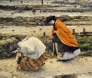 William Dyce Pegwell Bay oil painting